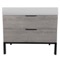 Grey Oak Bathroom Vanity, Modern, 40